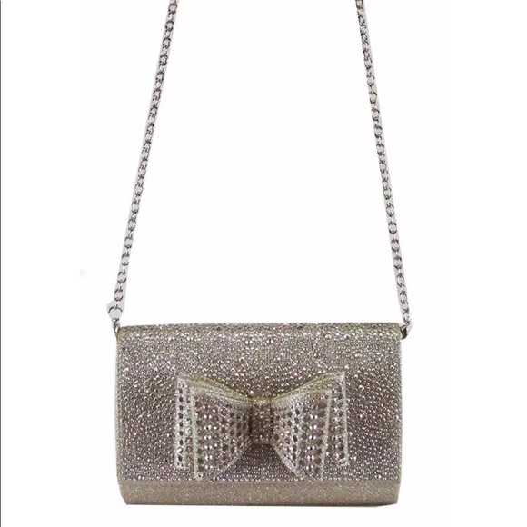 INC International Concepts Handbags - ✳️❇️🎄NWOT INC Concept Sparkling Bow Crossbody ✳️